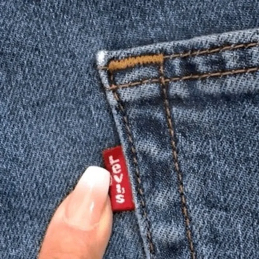 Levi‎ Strauss & Co 514 Mens Jeans W38 L30 Blue Straight Fit Distressed Denim